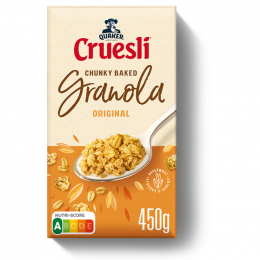 Verpakking Granola van het merk Cruesli