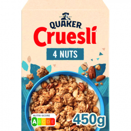 Verpakking Quaker Cruesli 4 nuts