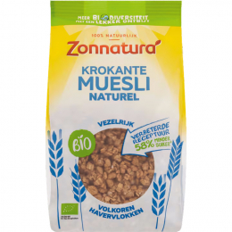 Verpakking Zonnatura krokante muesli naturel